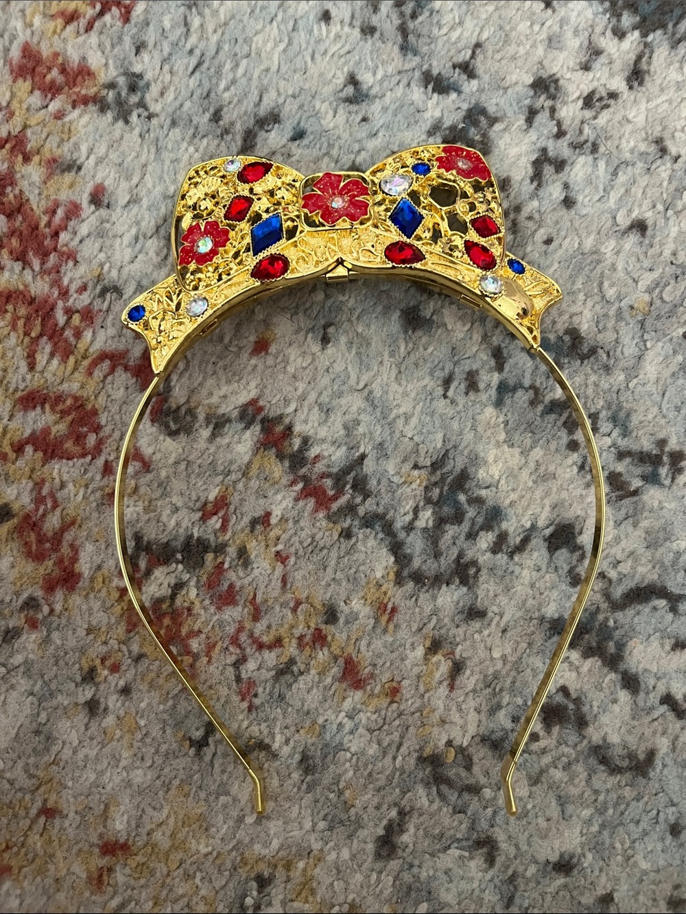Disney Snow White Gold Bow Headband